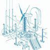¿Cómo funcionan los molinos de viento para la generación eléctrica?
